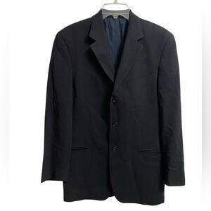 Vintage Hugo Boss Black Label Einstein/Sigma SB Suit Jacket Sport Coat 36S Navy